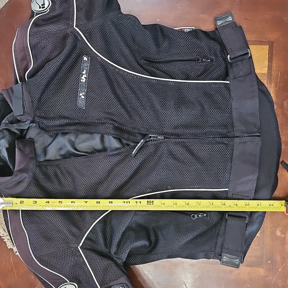 FIELDSHEER PhosLite Padded Armor Motorcycle Jacket Mesh Zip Out Womens Size 10 - Picture 9 of 9